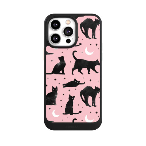 Apple iPhone 14 Pro Max NIVOcore Lune &amp; Chats Fond Rose