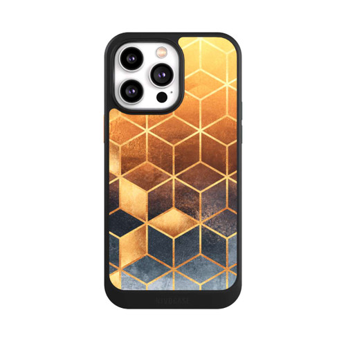 Apple iPhone 14 Pro Max NIVOcore Würfel goldener Farbverlauf