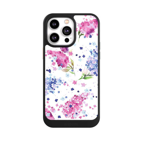 Apple iPhone 14 Pro Max NIVOcore Floral Hydrangeas Lilac Pink