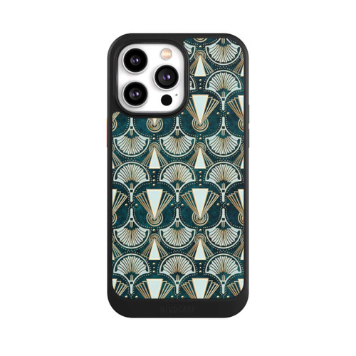 Apple iPhone 14 Pro Max NIVOcore Art Deco Green Pattern