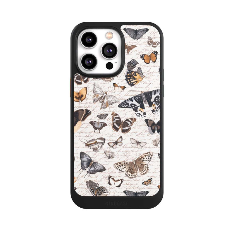 iPhone 14 Pro Max NIVOcore Butterfly Pattern Boho