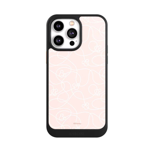 Apple iPhone 14 Pro Max NIVOcore Micky Line Art Pattern Rose