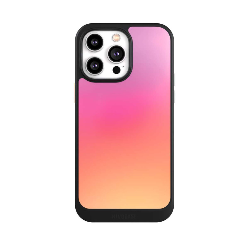 iPhone 14 Pro Max NIVOcore Pastell Rosa Glitch