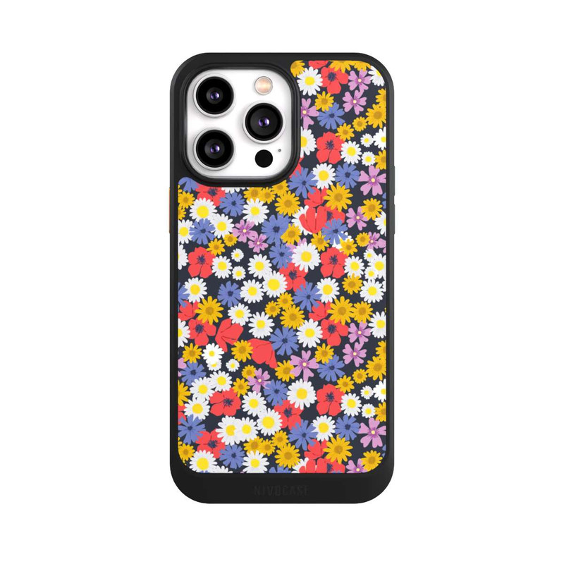iPhone 14 Pro Max NIVOcore Wildblumen-Muster