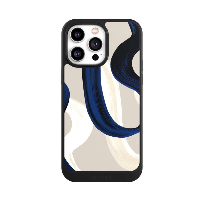iPhone 14 Pro Max NIVOcore Abstrakte Pinselstriche 80