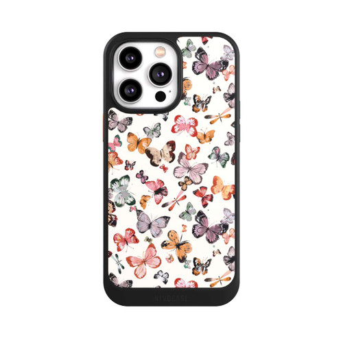 Apple iPhone 14 Pro Max NIVOcore Flying Butterflies Countryside Apricot