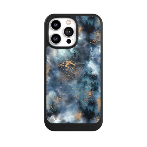 Apple iPhone 14 Pro Max NIVOcore Smoky Marble Watercolor Navy