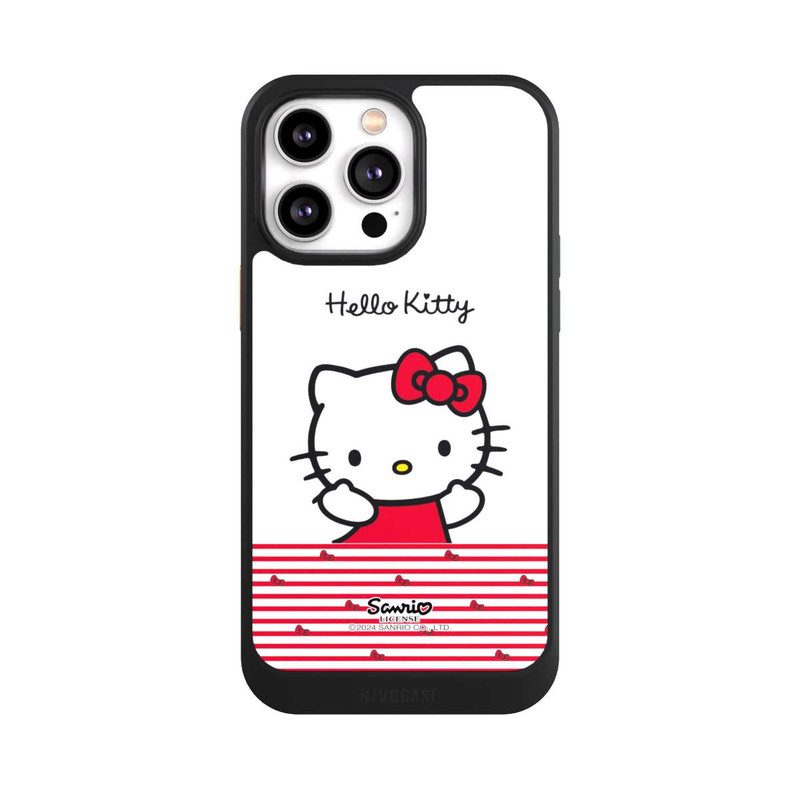 iPhone 14 Pro Max NIVOcore Hello Kitty Lines and Bows 