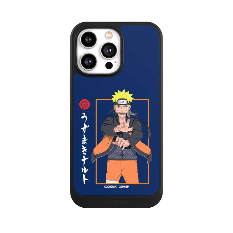 iPhone 14 Pro Max NIVOcore Naruto Kampfposition Blau
