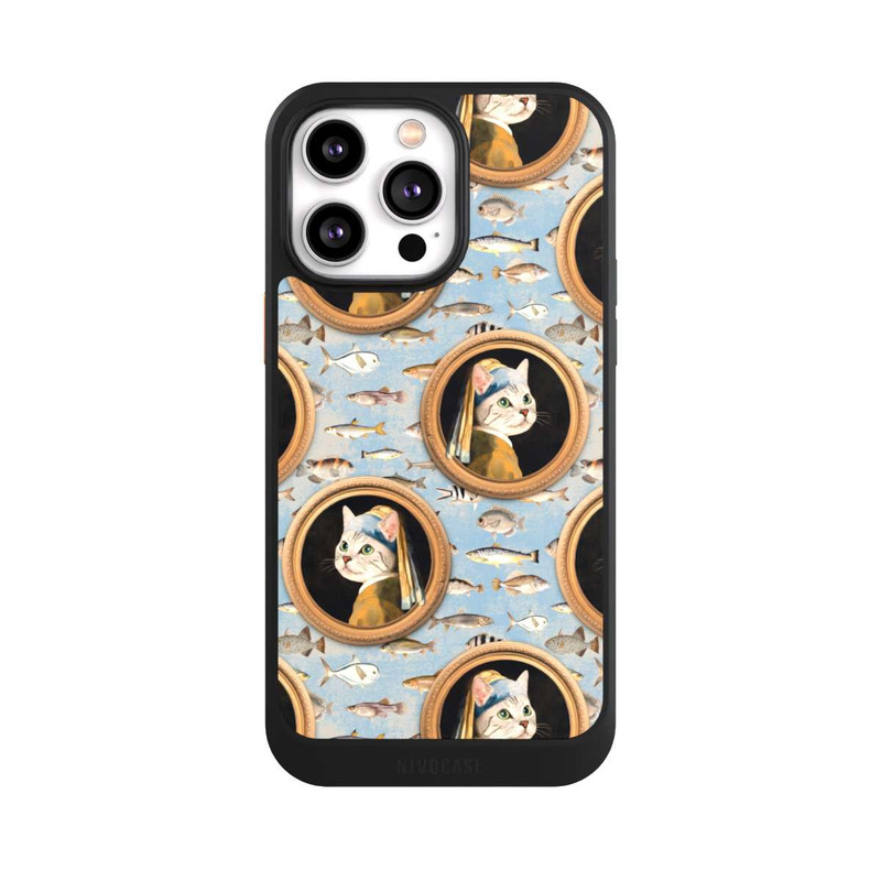 iPhone 14 Pro Max NIVOcore Katzen Muster
