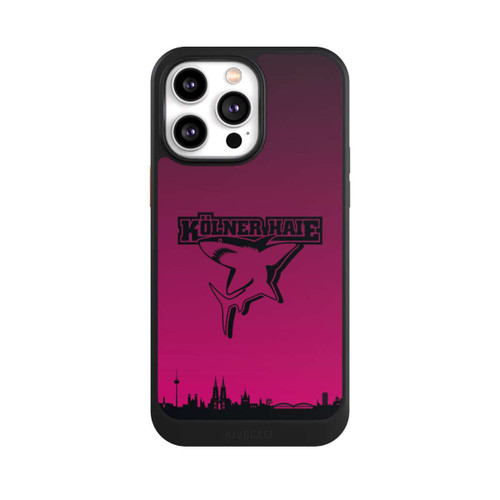 Apple iPhone 14 Pro Max NIVOcore Kölner Haie Skyline Pink