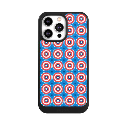 Apple iPhone 14 Pro Max NIVOcore Captain American Shield Pattern