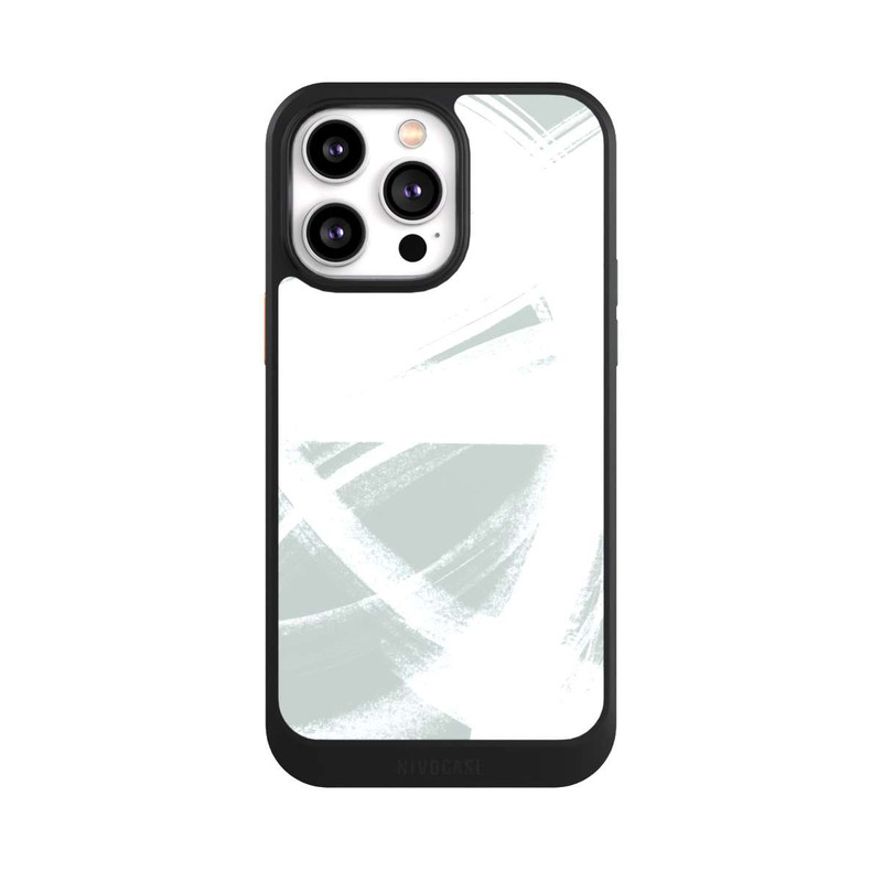 iPhone 14 Pro Max NIVOcore Abstract Brush Strokes Blush