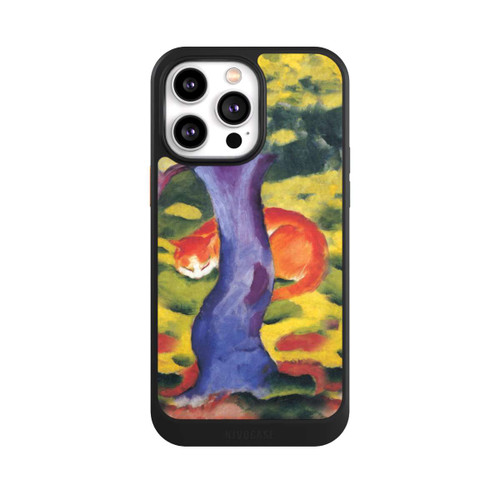 Apple iPhone 14 Pro Max NIVOcore Cat Behind Tree by Franz Marc