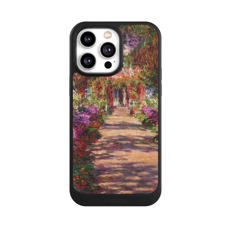 iPhone 14 Pro Max NIVOcore Eine Allee in Monets Garten in Giverny by Claude Monet