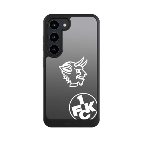 Samsung Galaxy S23 NIVOcore Teufelskopf FCK auf Schwarz