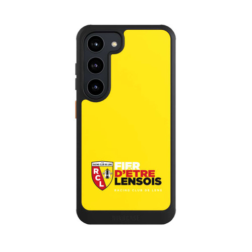 Samsung Galaxy S23 NIVOcore Fond Logo RCL Jaune