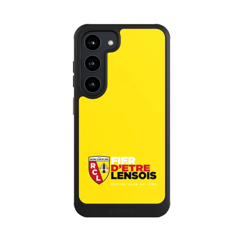 Galaxy S23 NIVOcore Fond Logo RCL Jaune