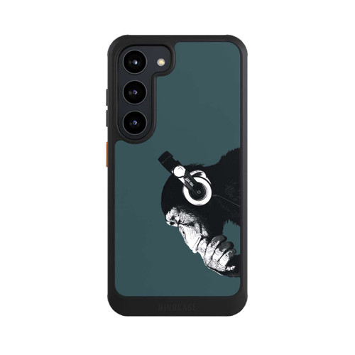 Samsung Galaxy S23 NIVOcore Denkender Affe Blau