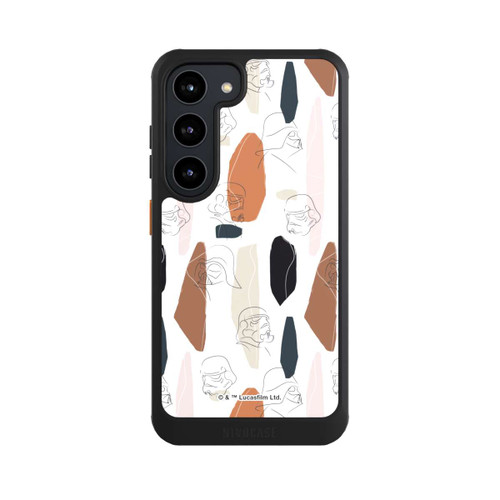 Samsung Galaxy S23 NIVOcore Dunkle Seite Line Art