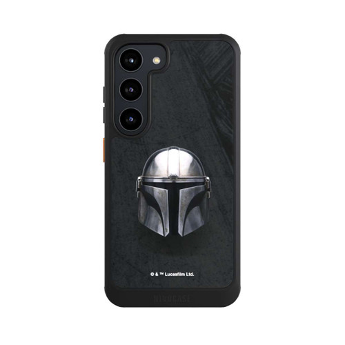 Samsung Galaxy S23 NIVOcore Schwarzer Mandalorianer Helm