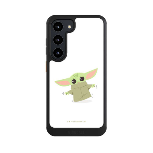 Samsung Galaxy S23 NIVOcore Baby Yoda läuft