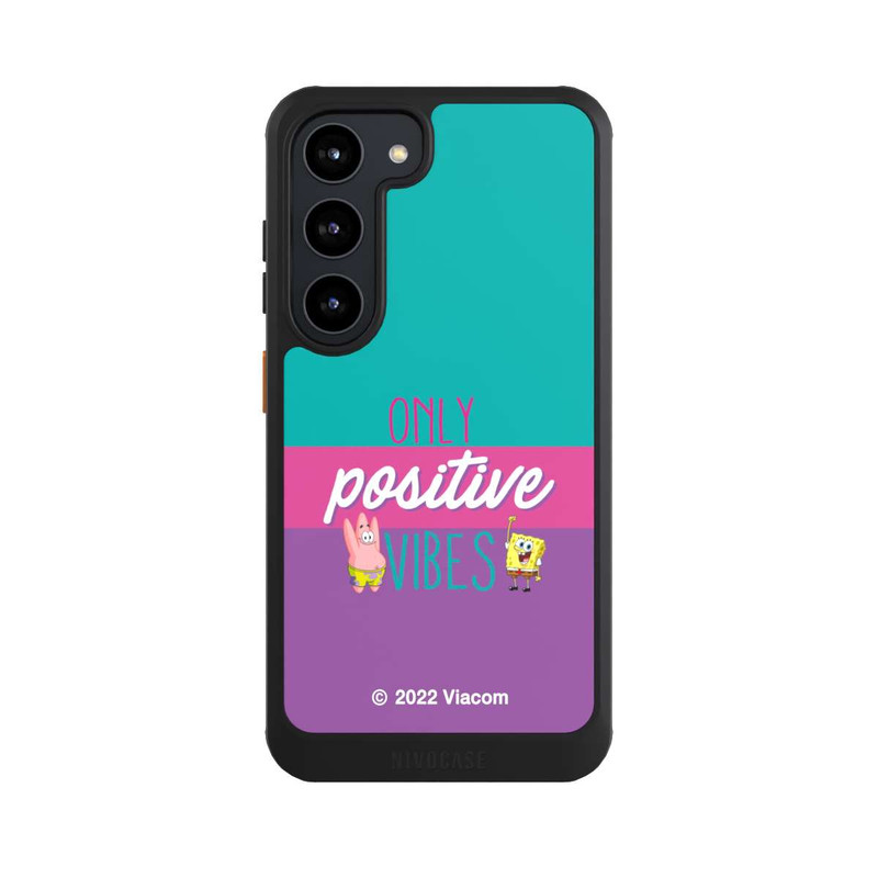 Galaxy S23 NIVOcore  Spongebob - Only Positive Vibes