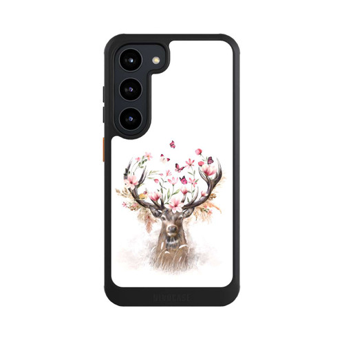 Samsung Galaxy S23 NIVOcore Hirsch Blumen Geweih