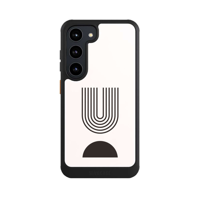 Galaxy S23 NIVOcore Moderne Kunst Schwarze Linien