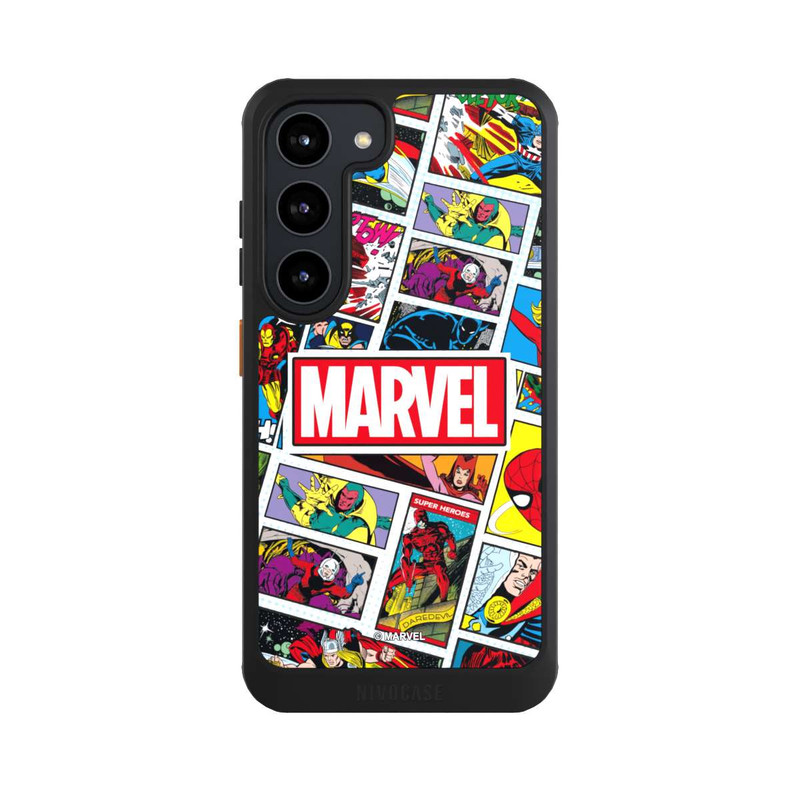 Galaxy S23 NIVOcore Marvel Comic Pattern