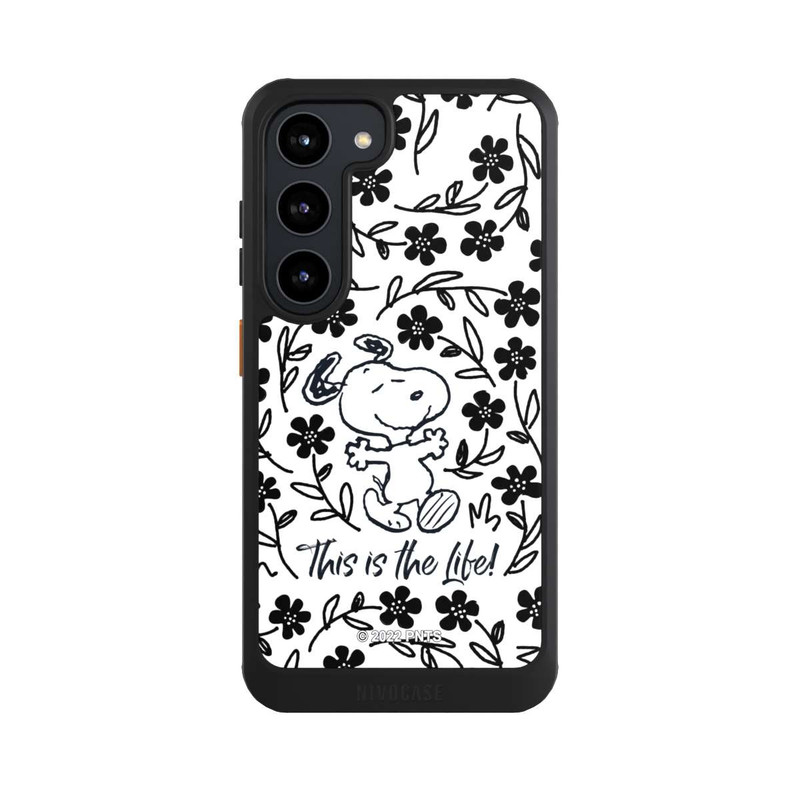 Galaxy S23 NIVOcore Snoopy schwarz und weiß This Is The Life