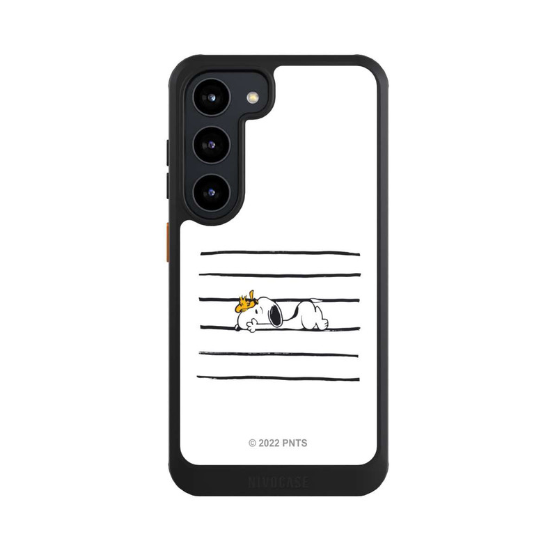 Galaxy S23 NIVOcore Snoopy Woodstock Streifen