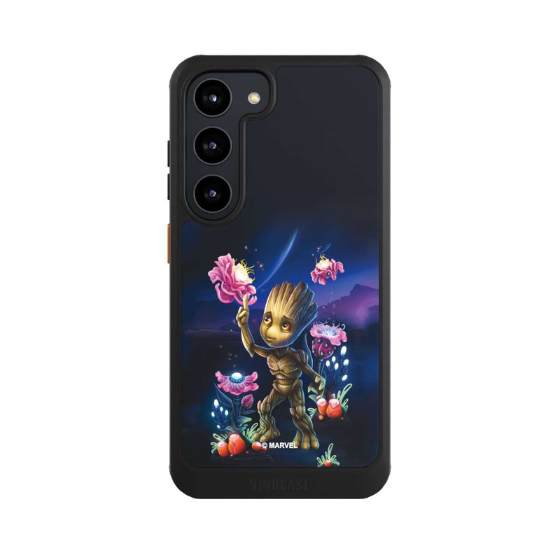 Galaxy S23 NIVOcore Baby Groot Blumen