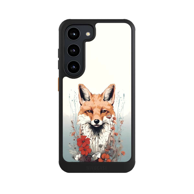 Galaxy S23 NIVOcore  Fox with Flowers