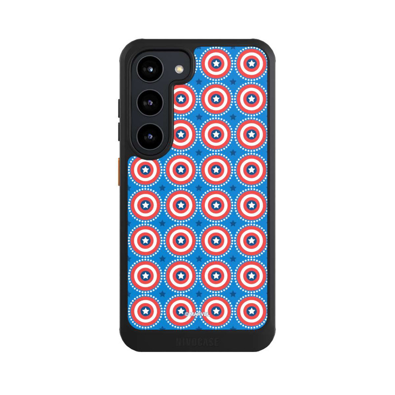 Galaxy S23 NIVOcore Captain American Shield Pattern