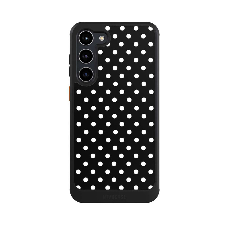 Galaxy S23 + NIVOcore Confettis blancs sur fond noir