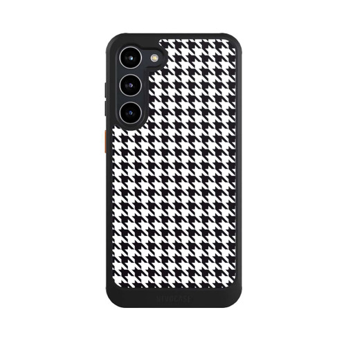 Samsung Galaxy S23+ NIVOcore Hahnentritt Schwarz Weiß