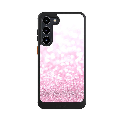 Samsung Galaxy S23+ NIVOcore Pluie de paillettes roses look