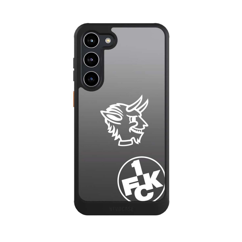 Galaxy S23 + NIVOcore Teufelskopf FCK auf Schwarz