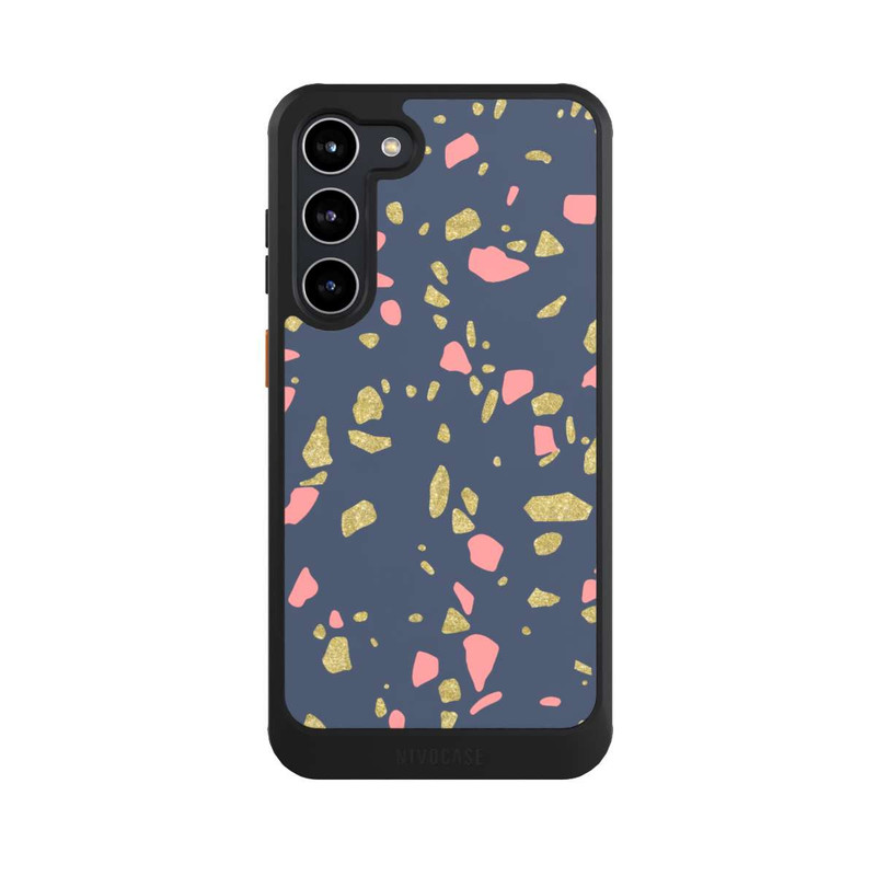 Galaxy S23 + NIVOcore Terazzo Gold-Optik