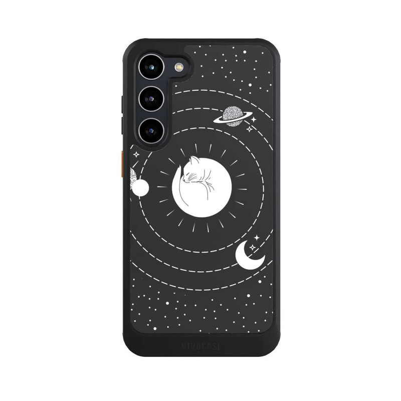 Galaxy S23 + NIVOcore Katze und Mond