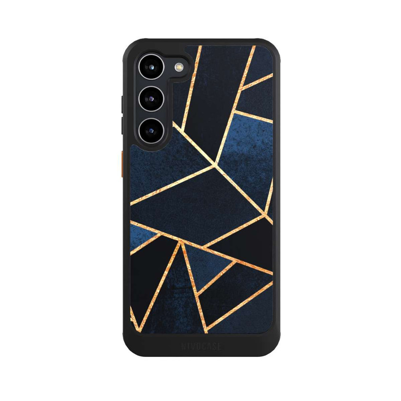 Galaxy S23 + NIVOcore Navy Stein Golddruck