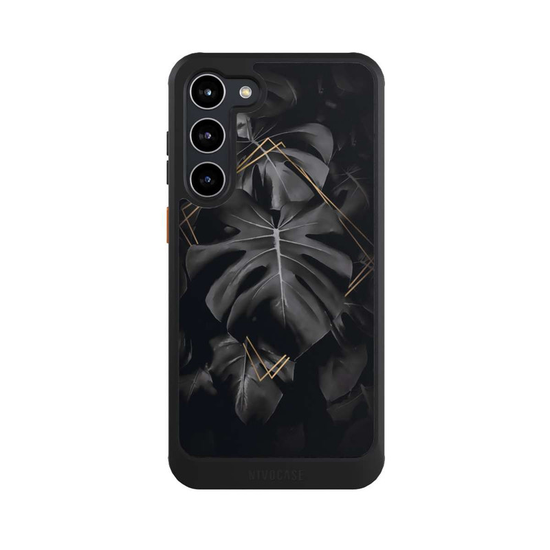 Galaxy S23 + NIVOcore Schwarze Blätter