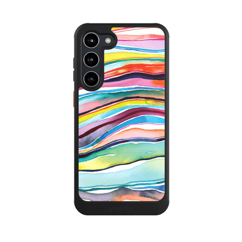 Samsung Galaxy S23+ NIVOcore Watercolor Agate Layers