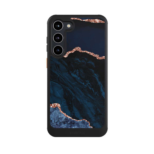 Samsung Galaxy S23+ NIVOcore Nacht Blau Marmor Landschaft