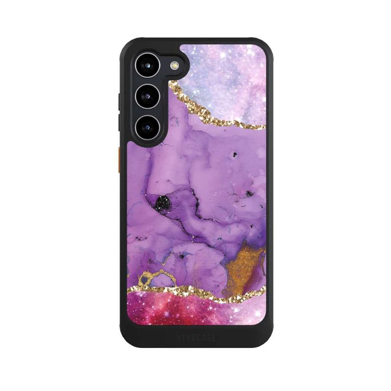 Galaxy S23 + NIVOcore Marbre glamour galaxie violet