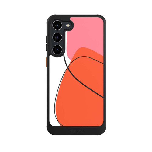 Samsung Galaxy S23+ NIVOcore Meine orangefarbene Kunst
