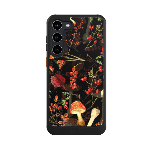 Samsung Galaxy S23+ NIVOcore Mushroom Pattern Black