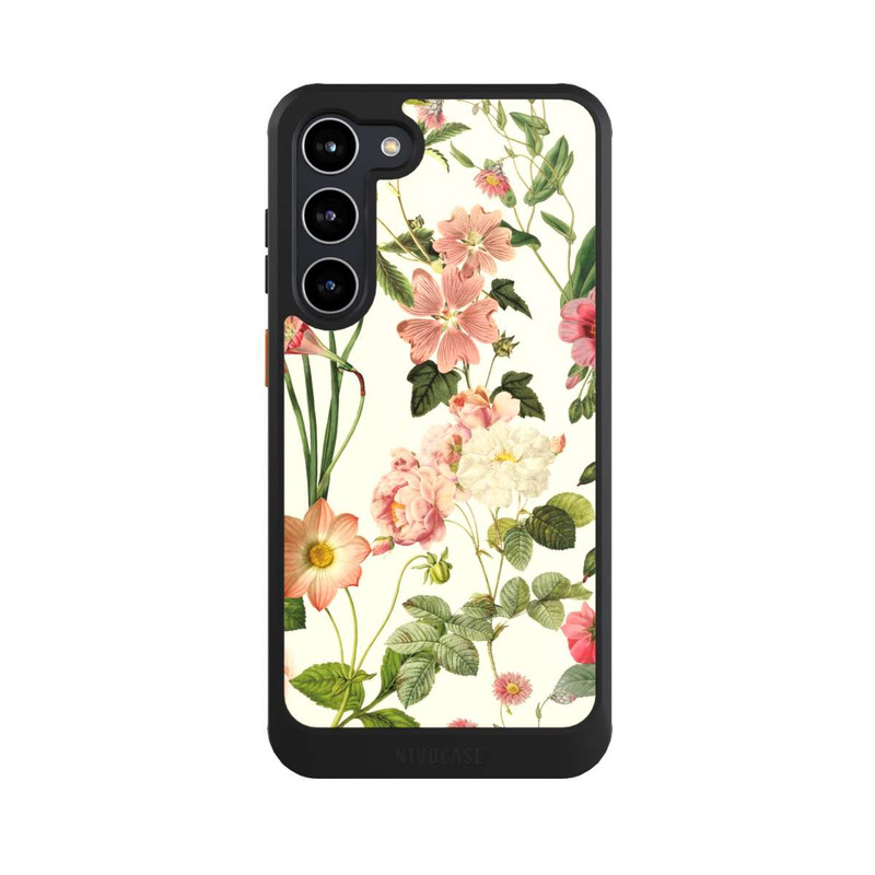 Galaxy S23 + NIVOcore Wildblumen auf Hellgelb