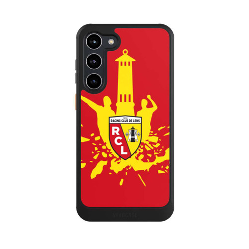 Samsung Galaxy S23+ NIVOcore RC Lens Turm Gelb auf Rot